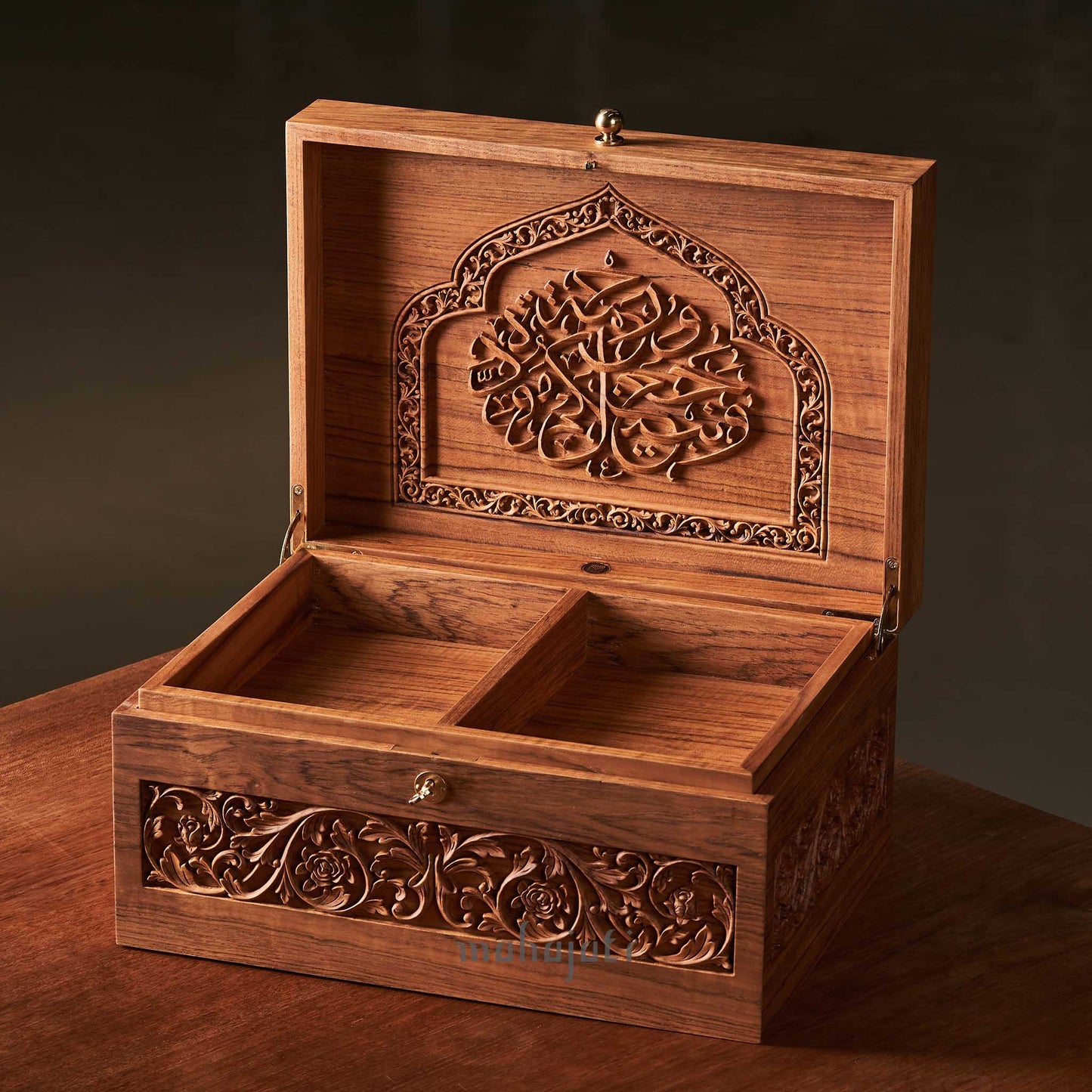 Ar-Rum 21 Wedding Chest - Chip Carving - 35cm x 25cm x 18cm