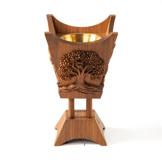 Arabian Classic Mabkhara - Chip Carving - 12cm x 20cm