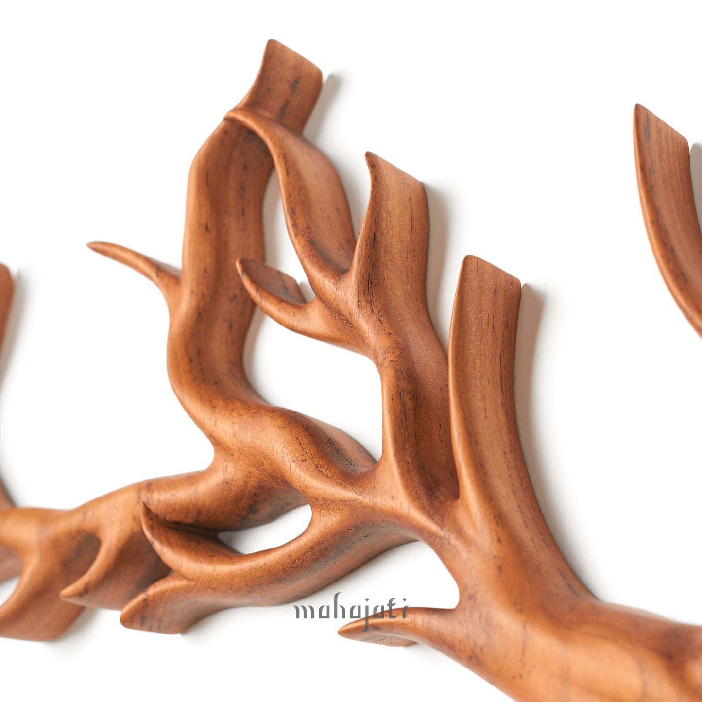 Ayatul Kursi Deer Arabic Calligraphy Wooden Wall Art