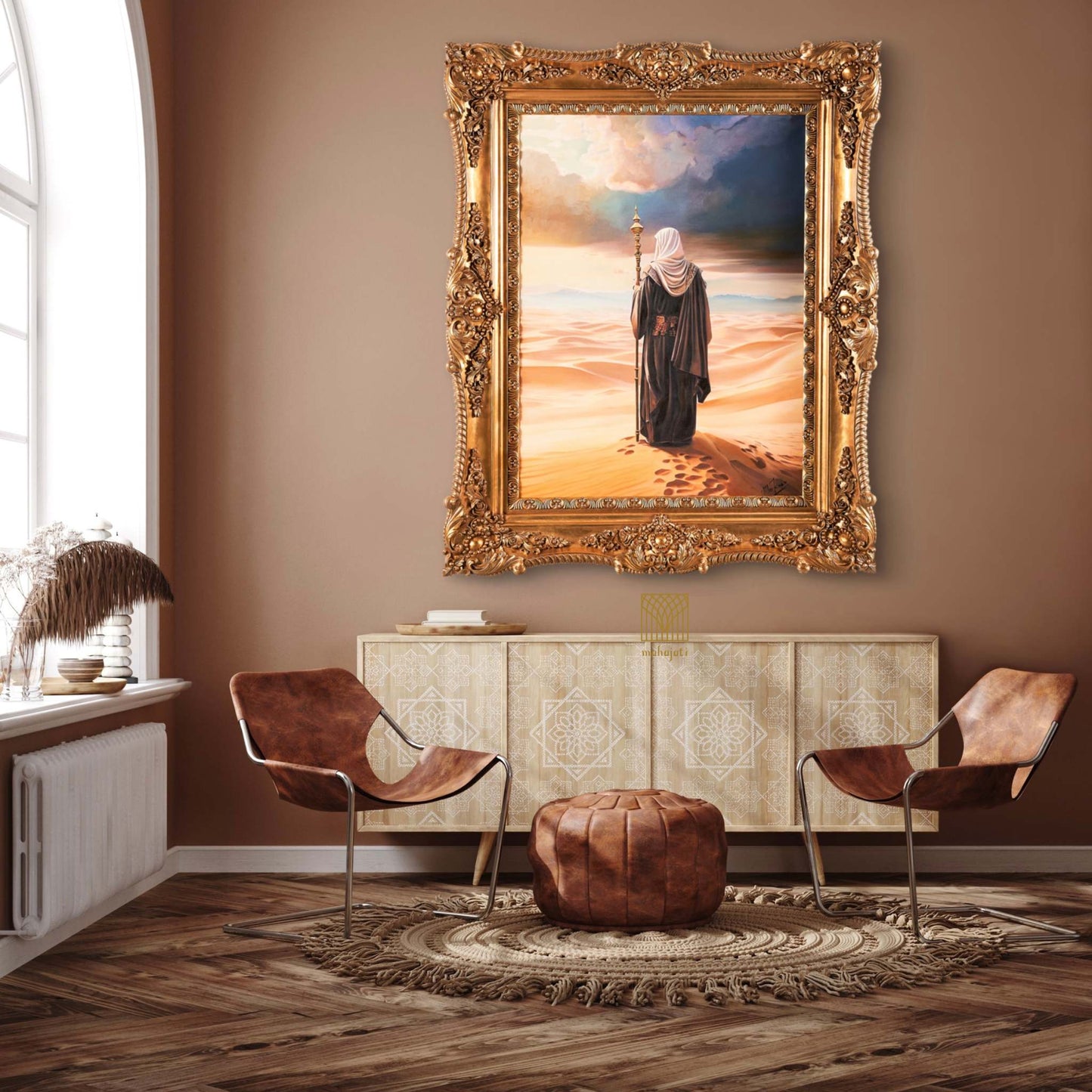 Prophethood - Oil on Canvas - 135 cm x 164 cm - Framed Painting