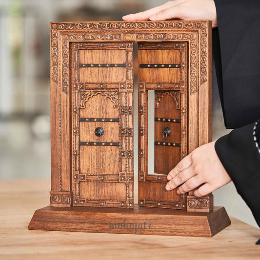Door of Kuwait - Chip Carving - 25cm x 30cm x 9.5cm