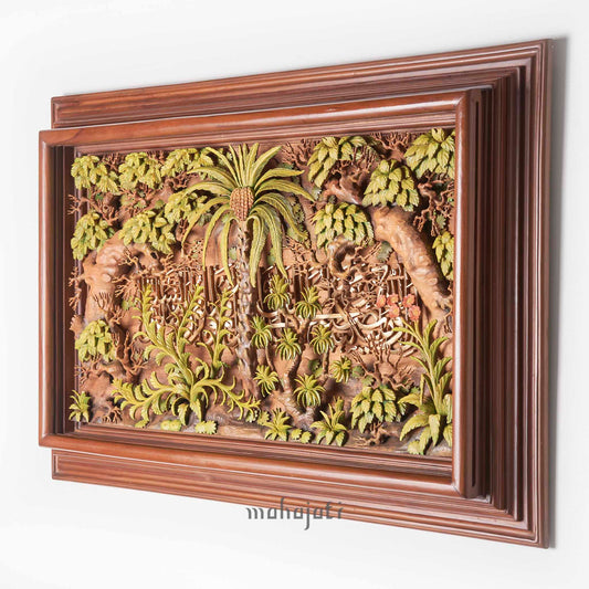 Al-Ahzab 56 - Relief - 112cm x 71cm - Masterpiece