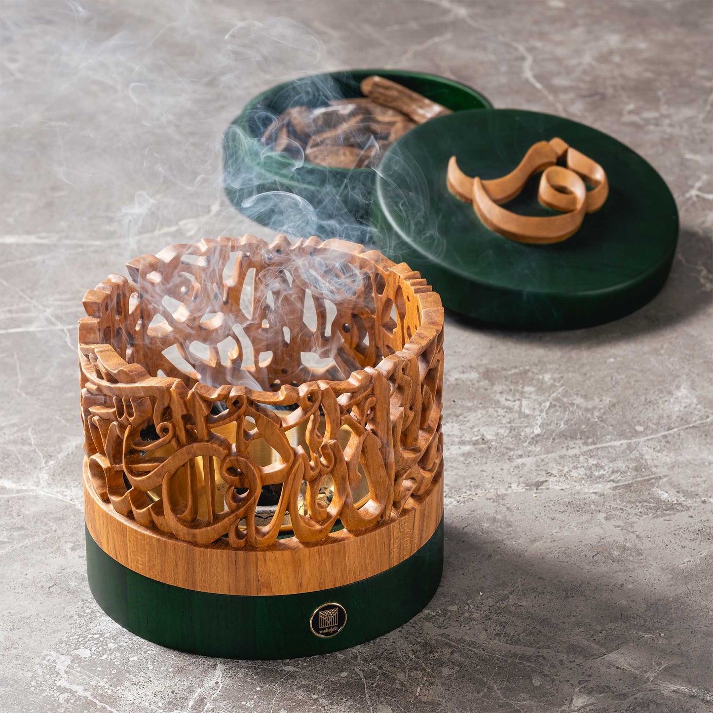 An-Nur Mabkhara & Container Set - Semi 3D - 15cm x 12cm