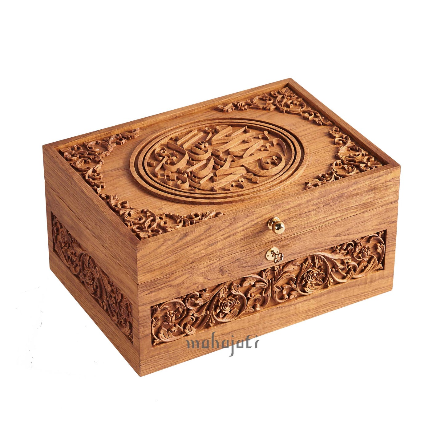 Ar-Rum 21 Wedding Chest - Chip Carving - 35cm x 25cm x 18cm