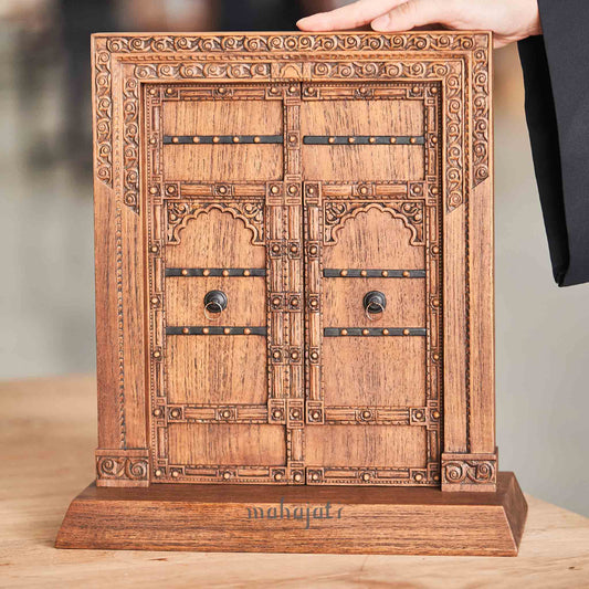 Door of Kuwait - Chip Carving - 25cm x 30cm x 9.5cm