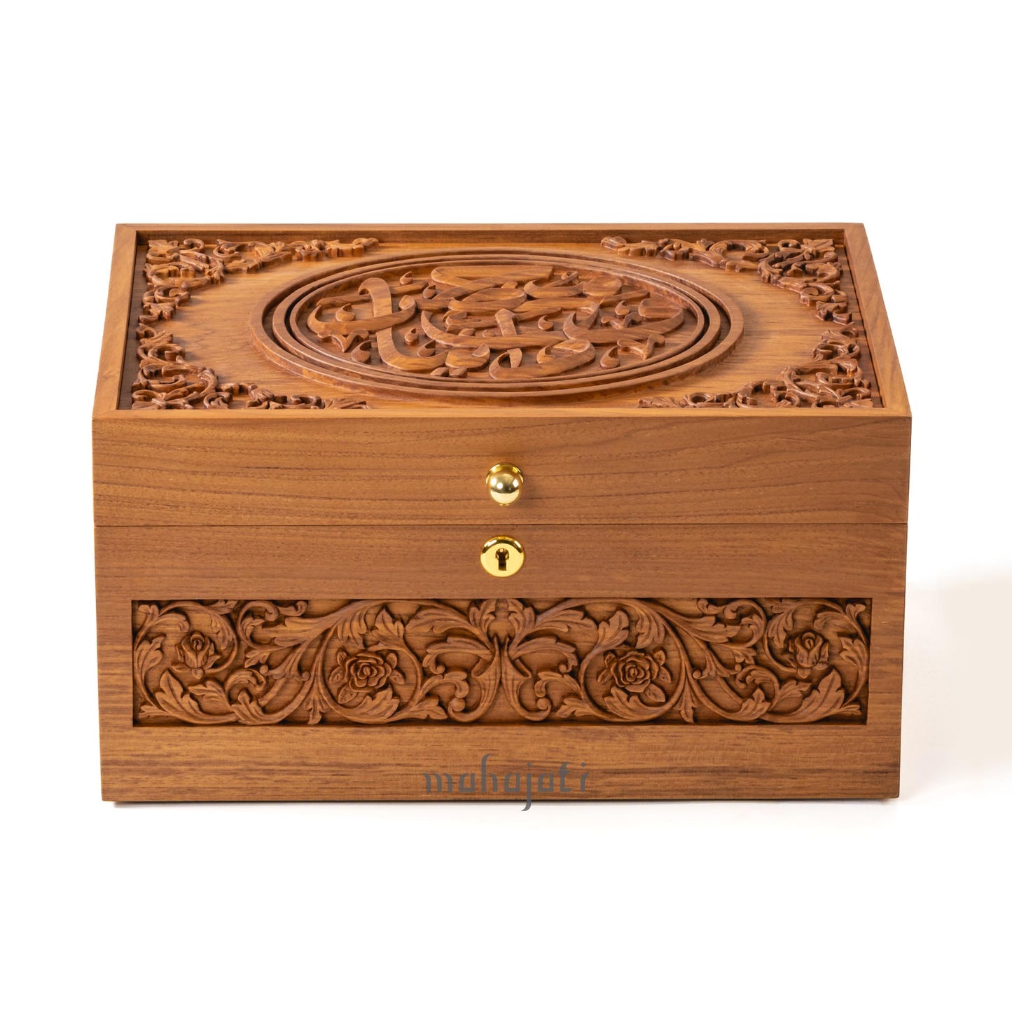 Ar-Rum 21 Wedding Chest - Chip Carving - 35cm x 25cm x 18cm