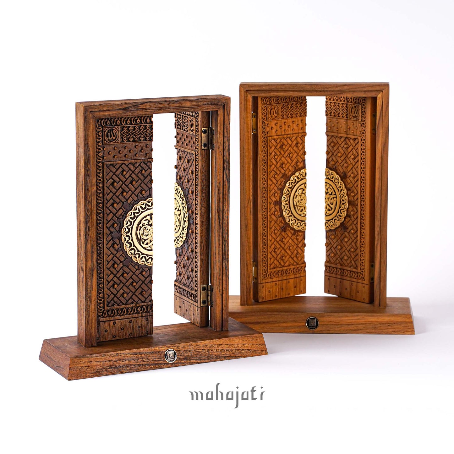 Door of Prophet's Mosque - Chip Carving - 25cm x 30cm x 9,5cm